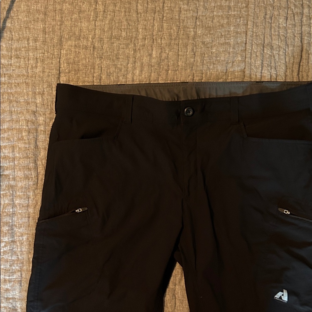 Eddie Bauer Black Outdoor shorts with Logo